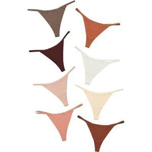 Seamless G String Thongs for Women No Show Low Rise Stretch Workout Underwear